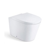 Chaozhou high quality lavatory ceramic wall hung rimless toilet