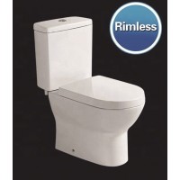 Europe style Siphon flush  water closet rimless wc two piece toilet