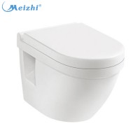 Sanitary inodoros suspendido bathrooms accessories ceramic wall hung rimless toilet