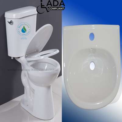 SR-13A Cheap Health One piece or two piece toilet with basin  for new project 008615689156892