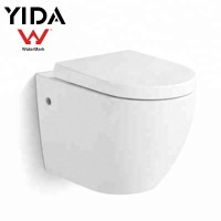 New design european conceal cistern ceramic rimless flush system sanitary ware toilet for australia