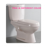 Amaze bathroom ceramic pink two piece toilet bowl and water closet