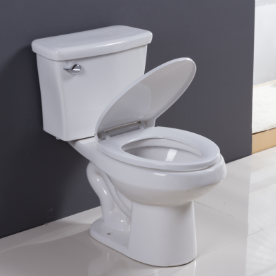 cUPC Watersense Map White Elongated Siphonic Two Piece Toilets