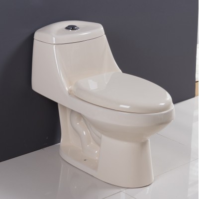 SR-1001  American  ceramic WC one Piece S trap chinese wc bone color toilet